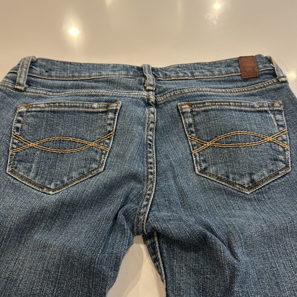 Abercrombie & Fitch low rise denim blue jeans - Picture 6 of 7